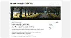 Desktop Screenshot of oceangrownfarms.com