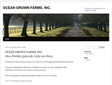 Tablet Screenshot of oceangrownfarms.com